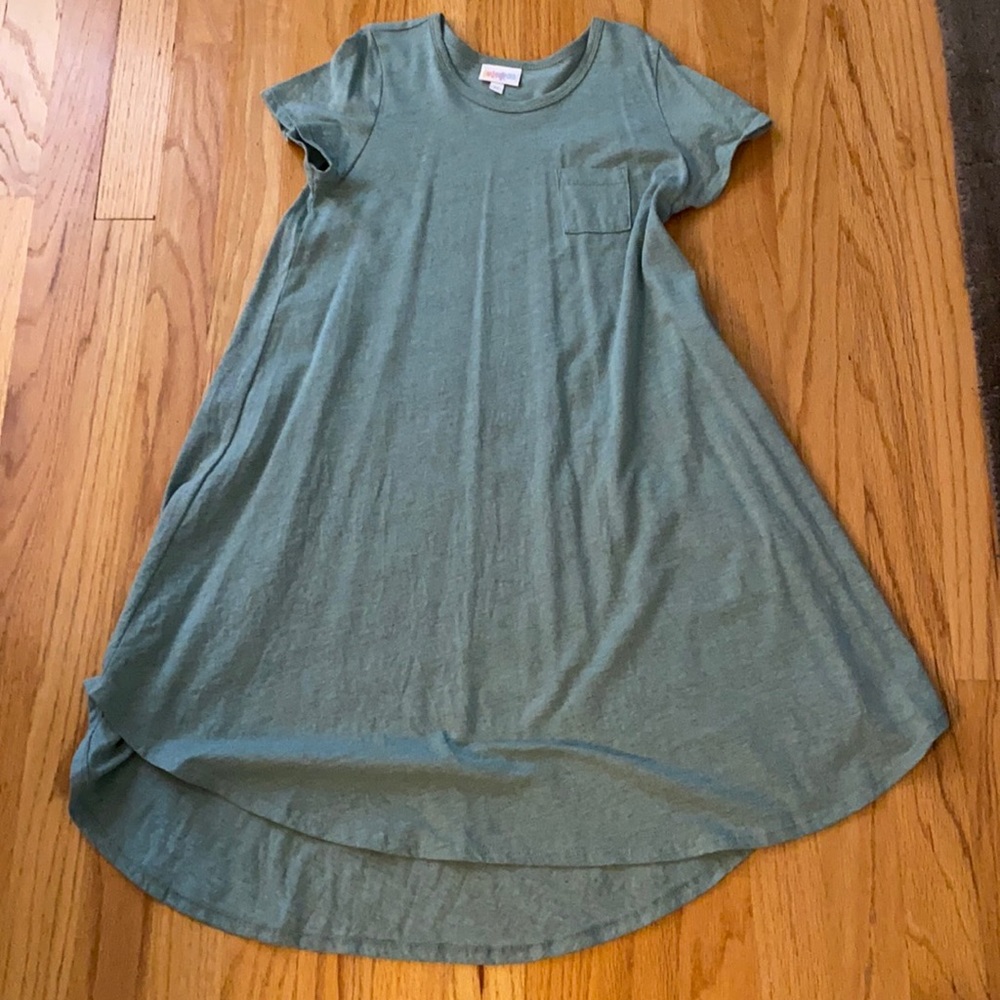 LulaRoe Scarlett - Size 12 - Heathered Mint - Like New